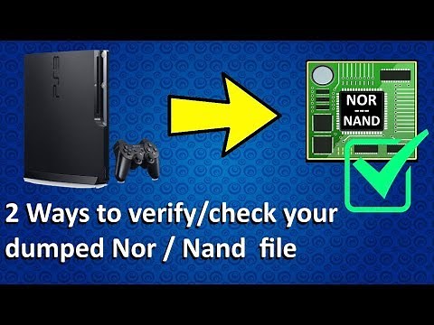 PS3 tutorial - Two ways to check & Verify your dumped Nor / Nand file! PS3dumpcheck or Python