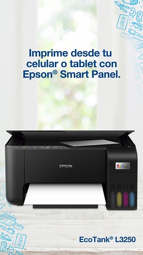 Imprime en pocos clicks desde tu celular o tablet con Epson® Smart Panel. Todo lo que necesitas es instalar la aplicación en tu dispositivo y conectarla a tu impresora. Descarga Smart Panel en Play Store o App Store. #Epson #impresoras #SmartPanel | Epson