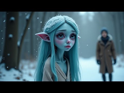 Tiny Alien Girl Found Crying in Snow After Mother Abandons Her – Human Bravely Takes Her In