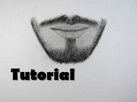 How to draw an EASY beard