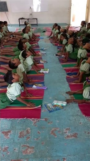 kids active participation in doing copra pose