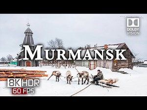 Murmansk, Russia🇷🇺 Surviving the Freezing Cold in The Arctic in 8K HDR Video