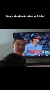 Dodgers Fan Reacts to Insane Ending loss vs. Orioles! #mlb #orioles #baseball #dodgers