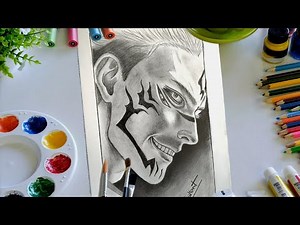 How to Draw Sukuna Step by Step | Easy Anime Drawing Tutorial”