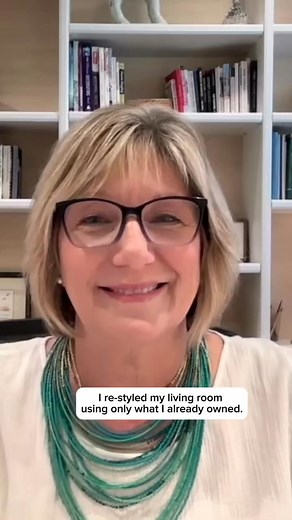 I restyled my whole living room using only what I already owned. No...