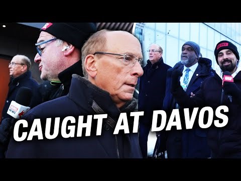 BlackRock and WEF boss Larry Fink CONFRONTED in Davos