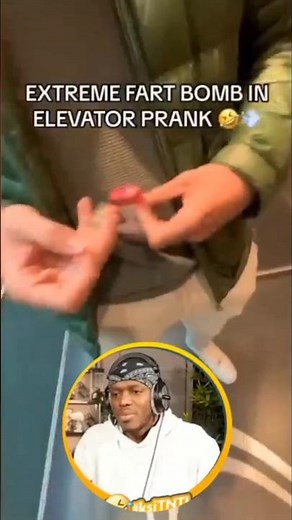 Extreme Fart Bomb In Elevator Prank 💀