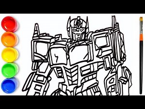 How to Draw Optimus Prime From Transformers | Drawing Optimus Prime