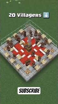 Easy Minecraft Iron Farm Bedrock and Pocket Edition | #minecraft #viral #gaming #phonkmusic #shorts