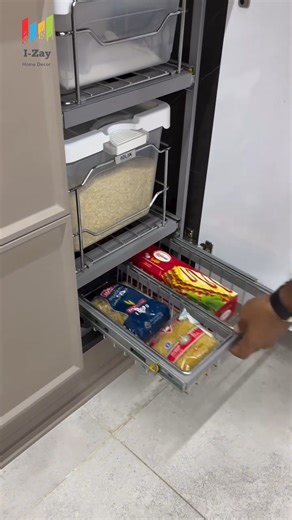 Modular Kitchen Corner Storage Solutions | Maximize Your Kitchen Organization #shorts