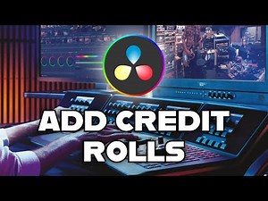 How to Add Credits Roll in DaVinci Resolve 2025?