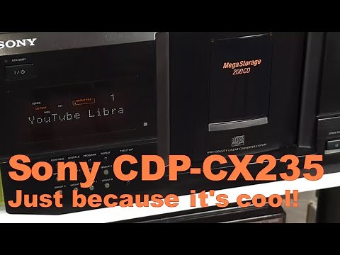 Sony CDP-CX235 Megastorage - 200 CD unit overview