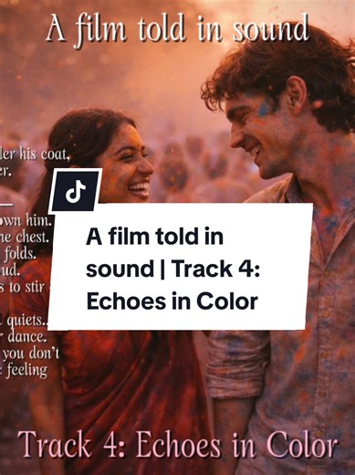 Here's the full movie script description — A young European writer travels to India in search of inspiration — or perhaps escape. He finds both in a quiet rooftop, a hidden library, and in her gaze. Ava. A woman whose presence feels both impossibly new and strangely familiar. Their meeting is unremarkable at first — a glance in a bookstore, tea shared beneath a fading sun, colors tossed at a festival. But beneath every moment lingers something timeless. As the story unfolds through sound and sil