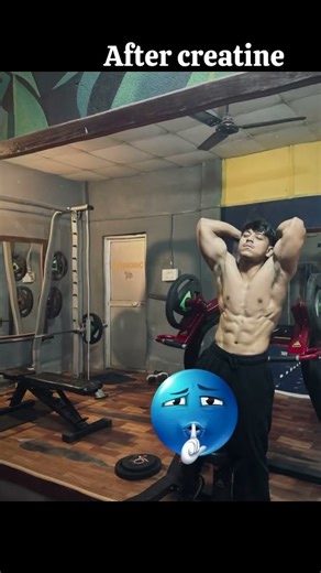 Before and after creatine transformation #transformation #bodybuilding #peaknattyphysique #aestheic