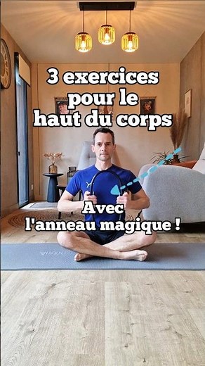 3 exercices pour le haut du corps (avec l'anneau magique✨️) #pilates #pilatesworkout #magiccircle