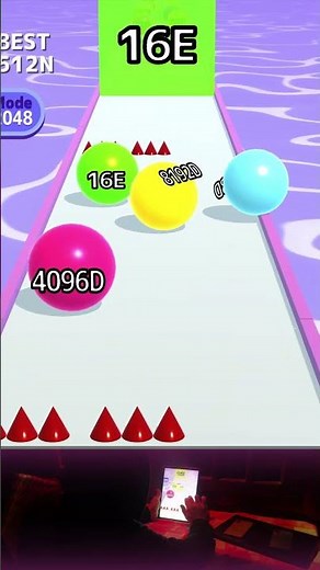 Ball Run 2048 ♾️ INFINITY | High Score Game !!! | Part #308 | EAQ Gaming #games #shortsfeed