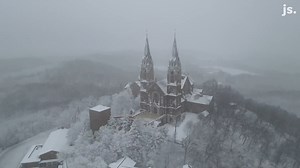 206K views · 6K reactions | A drone view of a snowy Holy Hill. More ❄️ and weather coverage here: bit.ly/snowstormwis | Milwaukee Journal Sentinel | Facebook