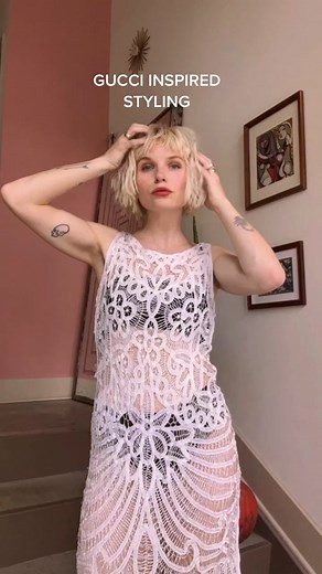 Just like that…I’m a GUCCI MODEL (kindof) 😜 #guccimodelchallenge #gucciinspired #layering #fallfashion #styleitup #dopaminesdressing #wearwhatyouwant #wildstyle