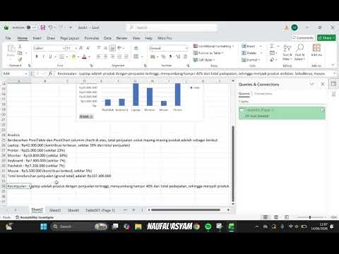 TUTORIAL MEMBUAT PIVOTTABLE DAN PIVOTCHART DI MICROSOFT EXCEL