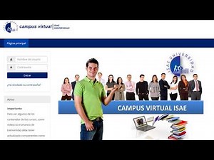 Campus Virtual ISAE Universidad Guía de Estudiante