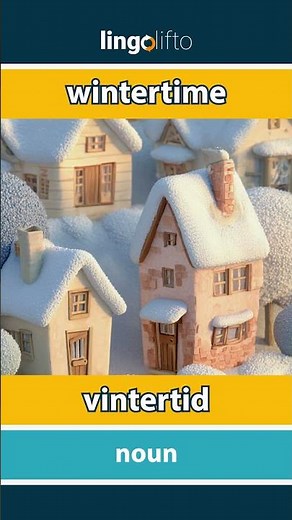 🇬🇧🇸🇪 wintertime - vintertid : learn English : låt oss lära oss engelska : vocabulary builder