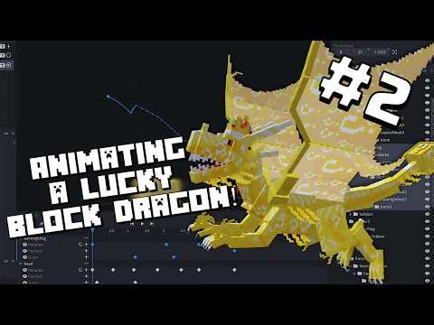 Epic Dragon Attacks! Blockbench Animations Fireball, Tail Slam & More (Part 3: Animations 2/2)
