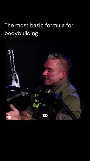 The most basic formula for bodybuilding