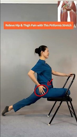 One move to stretch your piriformis and reduce hip, glute, and thigh pain effectively