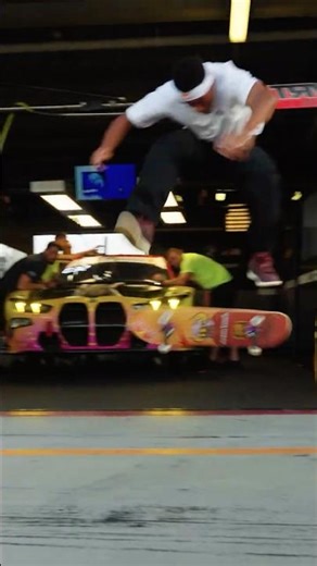 Traded their skateboards in for a ‪@BMWM‬ 🏎️