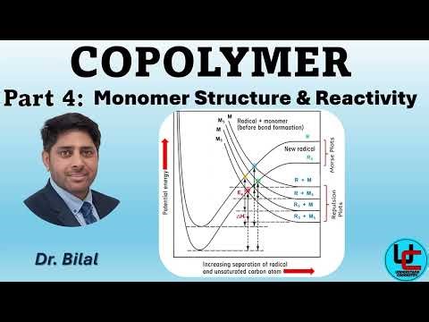 Copolymers| Part 4| Monomer Structure and Reactivity| Dr. Bilal | Understand Chemistry