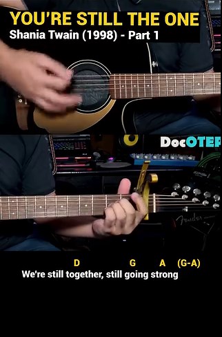 You're Still The One - Shania Twain (1998) Easy Guitar Chords Tutorial with Lyrics Part 1 REELS 🎸🎸🎸 #DocOtepGuitarTutorial | Doc OTEP Studio