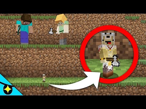 Minecraft Manhunt mais je peux Secrètement changer de Taille !