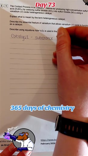 Catalysis of the Contract Process Using Vanadium Pentoxide