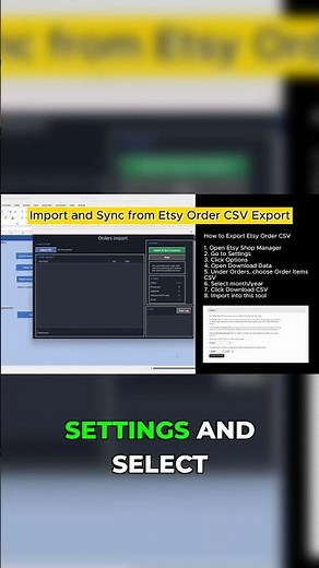 Automate Etsy Orders! Import CSV for Inventory Sync