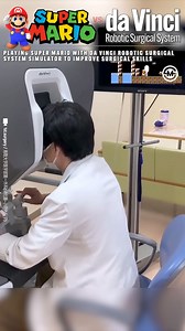 13K views · 68 reactions | Playing Super Mario with da Vinci Robotic Surgical System Simulator to improve Surgical Skills. Studies show that a history of gaming and video-game-based training is linked to improved metrics in Robotic Surgery and Laparoscopy. Credit: 1st.surgery / 鳥取大学医学部第一外科(消化器・小児外科学) #tech #robot #training #medical #SuperMario #SurgicalSkills | SurgMedia | Facebook