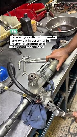 This machine moves tons of force with simple fluid pressure