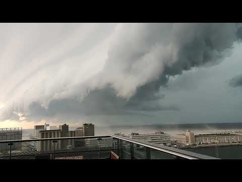 Storm over Helsinki, Finland 23.6.2021