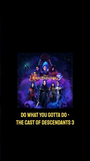 Do What You Gotta Do Karaoke | The Descendants 3 Cast Karaoke Version