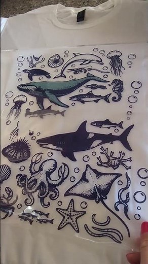 Oversized tshirt designs using Smart Cut and white toner printer transfers #tshirts