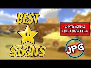 The BEST STAR STRATS in Mario Kart 8 Deluxe | Optimizing the Throttle