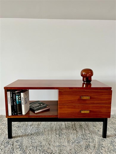 Mid-century Modern Cabinet, Retro TV Stand, 1970’s Solid Wood Walnut Finish - Etsy
