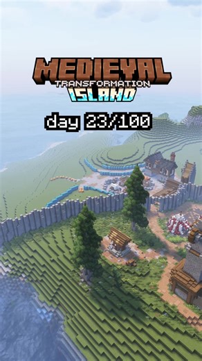 Transforming an Island into a Medieval Kingdom in 100 Days - Day 23