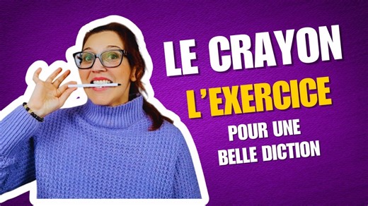 8.2K views · 275 reactions | Je te propose de découvroir l'exercice du crayon dans la bouche est un exercice vocal parfait pour travailler votre diction et améliorer votre prononciation. Je te propose deux exercices à travailler à la maison. | Marie-Laurence Dubé-La voix chantée | Facebook