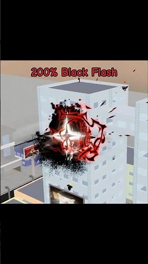 How to make custom 200% Black Flash move. #jjs #jujutsushenanigans #jujutsukaisen #roblox #fyp #jjk