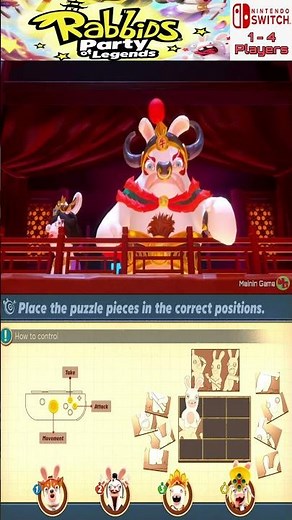 Putting The Pieces Together - Rabbids Party of Legends minigames - mainin game