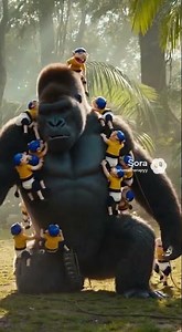 100 AI Jeffys vs 1 gorilla