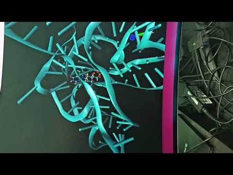 Our molecular dynamics simulation reveals the binding of FMN to its RNA aptamer.