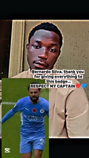Bernardo Silva, thank you for giving everything to this badge... RESPECT MY CAPTAIN #football