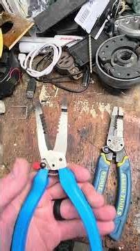 Channel lock or Klein tools wire strippers. What's your pick? #channellock #tools #kleintools