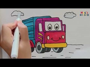 How to Draw a TRUCK Easy Drawing Tutorial || Step-by-Step Guide to Drawing a Cute TRUCK